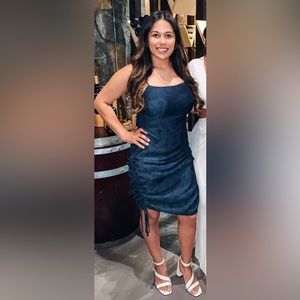 Navy Blue MIDI Dress